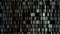 4k Abstract metal matrix,digital chain materials,big data scanning,storage wall.