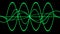 4k Abstract ripple rhythm line background,sound pattern,radar signal technology.