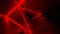 4K Abstract seamless looped animation of red laser ray, glowing light tubes