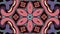 4K abstract symmetry composition in pastel shades of abstract geometric flowers mandala shape are blooming, changing shapes.