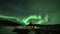 4k aerial cinematic video footage in Norway ,Aurora Borealis in Lofoten in winter time