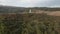 4K Aerial Drone fly over Cristo Blaco Jesus Statue in Cusco, Peru