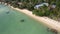 4K Aerial Drone Footage of Chalok Baan Kao Bay Beach on Koh Tao