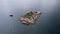 4K Aerial Drone Footage of Shark Island on Koh Tao