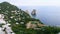 4k aerial drone view of Capri Island