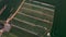 4K Aerial footage of farm land found in East Yorkshire, UK