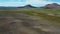 4k aerial footage of old dormant volcanoes in Eastern part of Iceland.