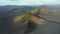 4k aerial footage of old dormant volcanoes in Eastern part of Iceland.
