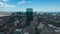4K Aerial timelaspe of Boston skyline Massachusetts - USA