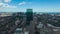 4K Aerial timelaspe of Boston skyline Massachusetts - USA