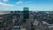 4K Aerial timelaspe of Boston skyline Massachusetts - USA