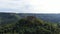 4k aerial video around the Burg Hohenzollern Castle in Germany ascending to reveal strategic position on top of the hill