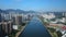 4k aerial video of residential area in Hong Kong