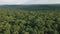 4K Aerial view of Amazon tropical Rainforest, Drone footage from above of Amazon jungle.