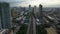 4K Aerial view of Bangkok traffic