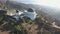 4K aerial view of Griffith Observatory in Los Angeles, California