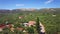 4K Aerial view of olive tree field in Zakynthos Zante island, in Greece