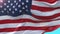 4k American Flag Slow Waving.Close up of UNITED STATES flag.alpha channel.