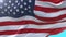 4k American Flag Slow Waving.Close up of UNITED STATES flag.alpha channel.