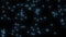 4k animated festive background of sparkling stars