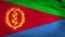 4k animated flag of Eritrea