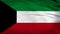 4k animated flag of Kuwait