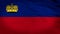 4k animated flag of Liechtenstein