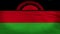 4k animated flag of Malawi