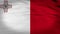 4k animated flag of Malta