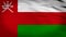 4k animated flag of Oman