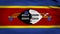 4k animated flag of Swaziland