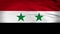 4k animated flag of Syria