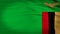 4k animated flag of Zambia