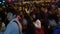 4K, Asian crowds people walking crossroad in crowded street in Taipei City