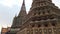 4K Authentic thai architecture in Wat Pho at Bangkok