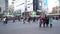 4k b-roll cinematic footage of Shibuya Crossing, one of the busiest road intersection in the world scramble crosswalk.