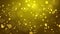 4K Beautiful Bokeh Floating Golden Dust Particles with Flare loop 3D Background