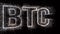 4k BTC.Cripto currency bitcoin.The Matrix style binary computer code.