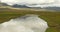 4k clouds mass rolling over Tibet mountain,River flowing the prairie