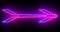 4K cool animated neon pink and purple colored arrow background.