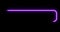 4K cool neon purple colored lower third.