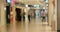 4k customer in the shopping malls scene,Blurry crowd silhouette.