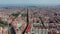 4K Drone Footage. Barcelona. Aerial View Of Buildings In The City. Spain.