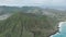 4K drone Oahu island Hawaii USA. Aerial view of Koko head crater Scenic nature