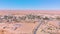 4K Drone shot of Mitzpe Ramon in the Negev Desert in southern Israel