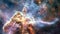 4K Flight Into A pillar of gas in the Carina Nebula