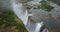 4K Footage of the Aerial View to the Victoria Falls, Zimbabwe