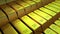 4k Gold bullion gold bars treasury wealth Ingot luxury finance goods trading.