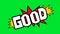 4K. good , nice , super in comic strip speech cartoon animation style with an explosion shape. white text, red and yellow spikes
