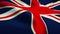 4K High Definition animation. Flag of the United Kingdom.